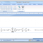 ดาวน์โหลด Microsoft Mathematics Add-In โปรแกรมสำหรับสร้างสมการใน Word และ OneNote