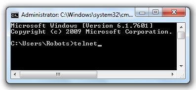 telnet command