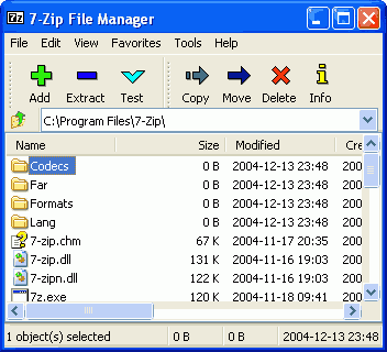 โปรแกรม 7-Zip