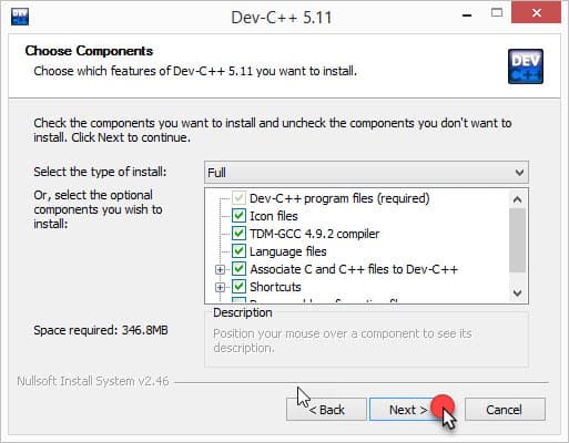 วิธีติดตั้งโปรแกรม Dev-C++