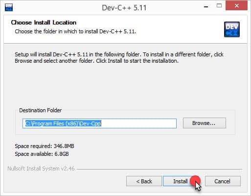 วิธีติดตั้งโปรแกรม Dev-C++