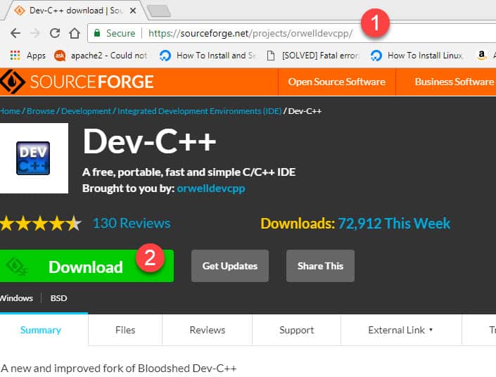 วิธีติดตั้งโปรแกรม Dev-C++