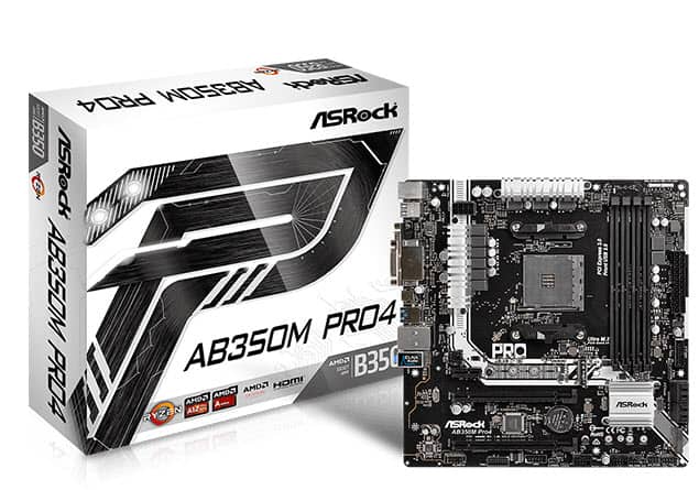 ดาวน์โหลดไดร์เวอร์ ASRock AB350M Pro4