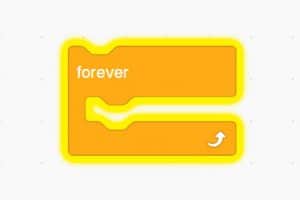 Forever (block) ในการเขียนโปรแกรม Scratch