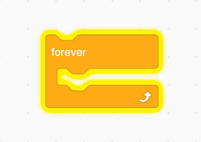 Forever (block) ในการเขียนโปรแกรม Scratch 