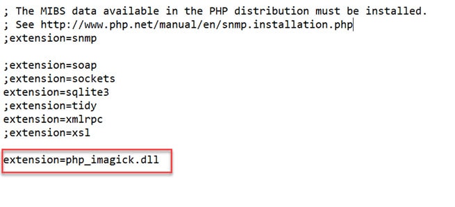 วิธีติดตั้ง imagick สำหรับ XAMPP