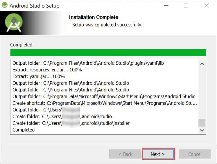 วิธีติดตั้งโปรแกรม Android Studio