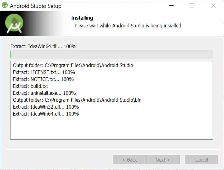 วิธีติดตั้งโปรแกรม Android Studio