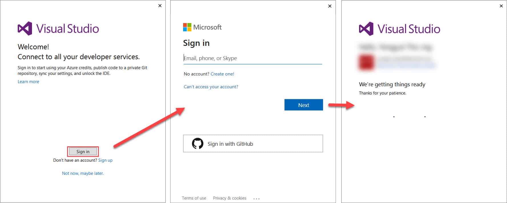 วิธีติดตั้งโปรแกรม Microsoft Visual Studio Community 2015 Update 3