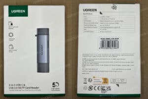 แกะกล่อง: Ugreen 2-in-1 USB-C & USB 3.0 SD/TF Card Reader