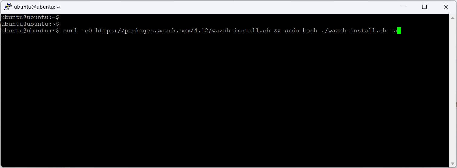 Wazuh ติดตั้งแบบเร็ว